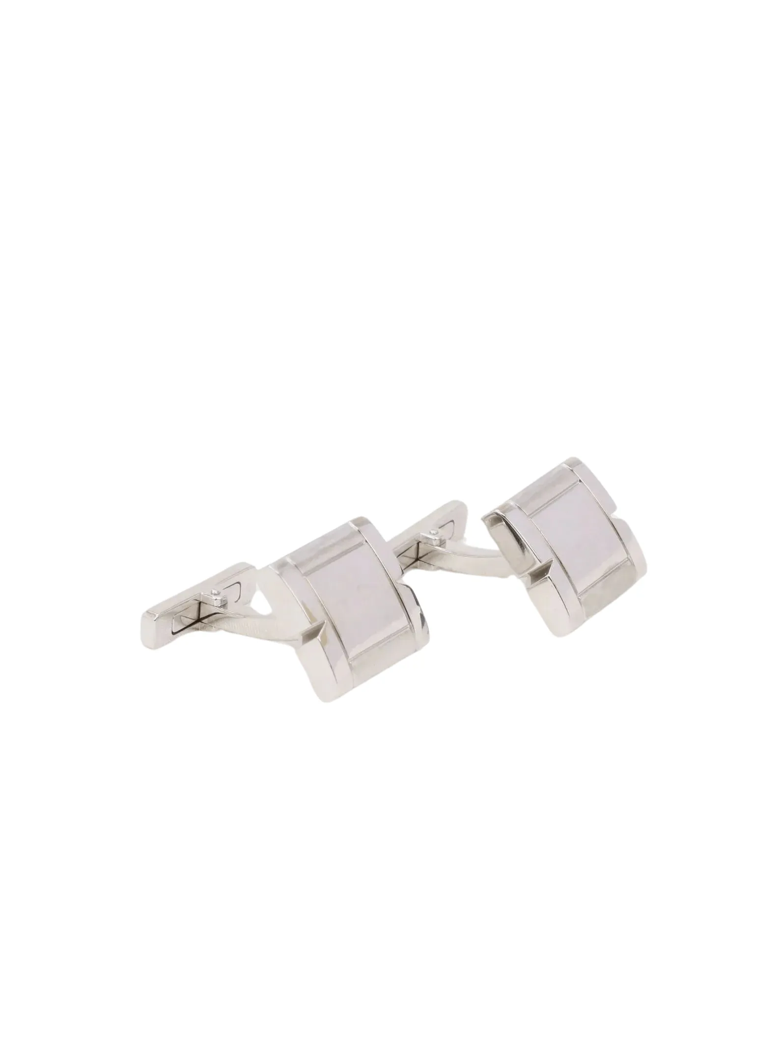 CARTIER - Boutons de manchettes Tank française en or blanc sold by 58 Facettes