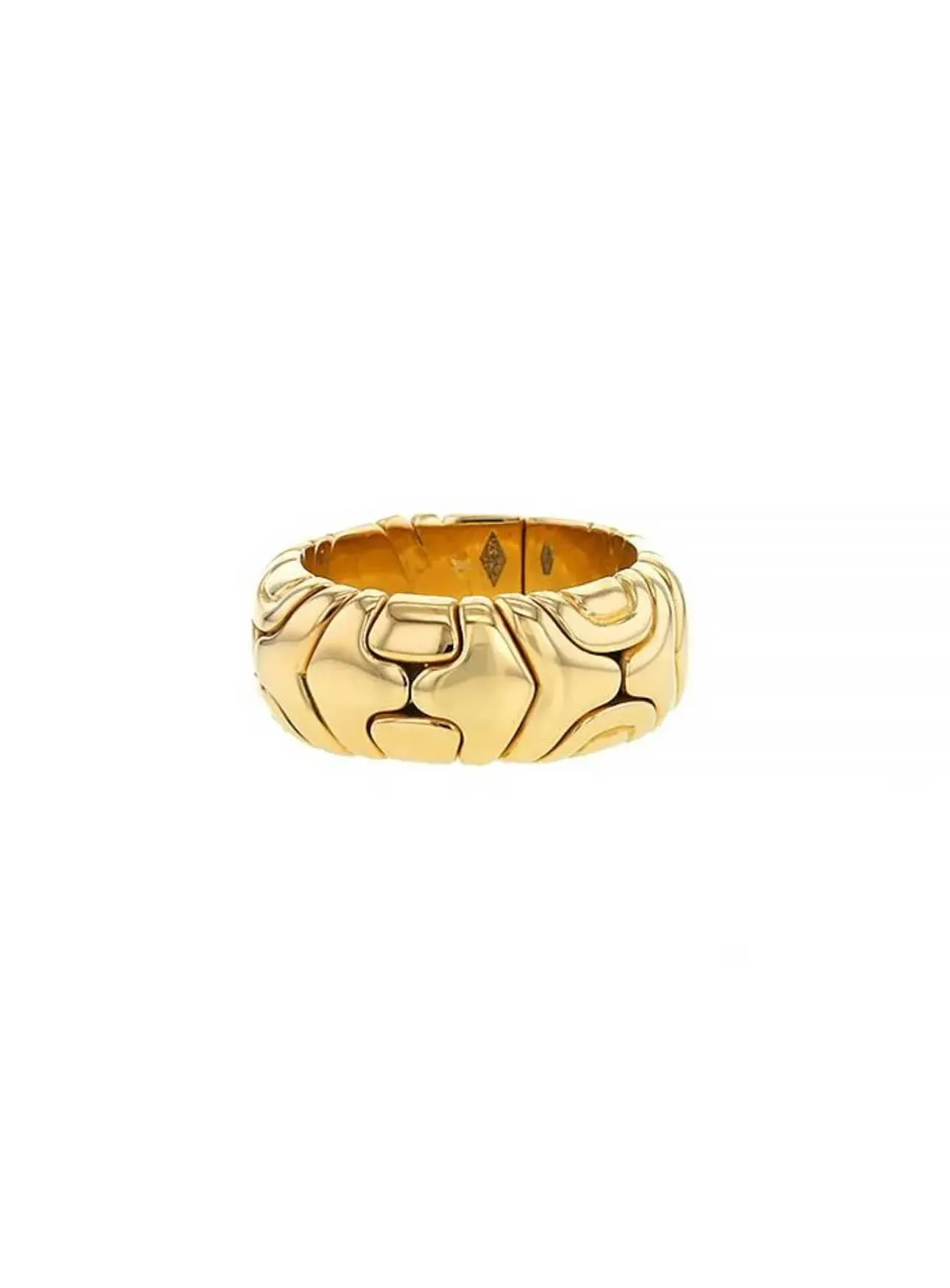 BULGARI - Bague bandeau en or Alveare sold by 58 Facettes product image thumbnail 2