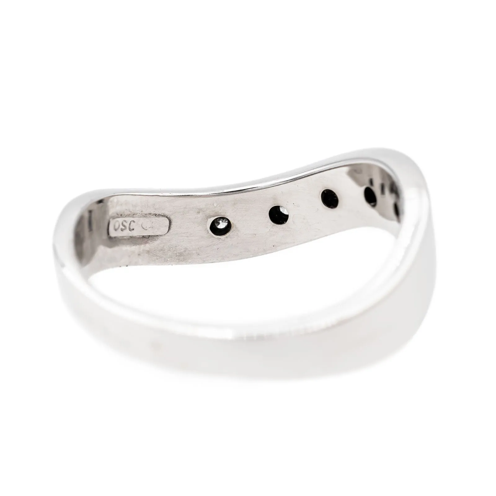 Bague Alliance Or blanc Diamant sold by 58 Facettes product image thumbnail 5
