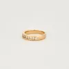 Bague Alliance demi-tour diamants sertis sur or jaune sold by 58 Facettes