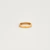 Bague Alliance demi-tour diamants sertis sur or jaune sold by 58 Facettes