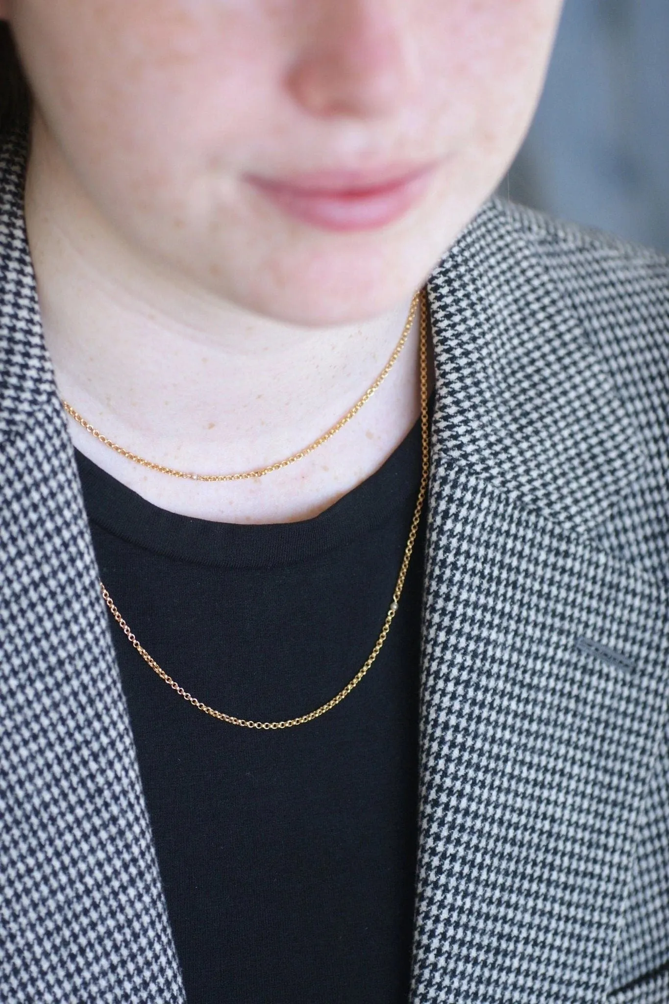 Sautoir maille jaseron or et perles fines sold by 58 Facettes product image thumbnail 4