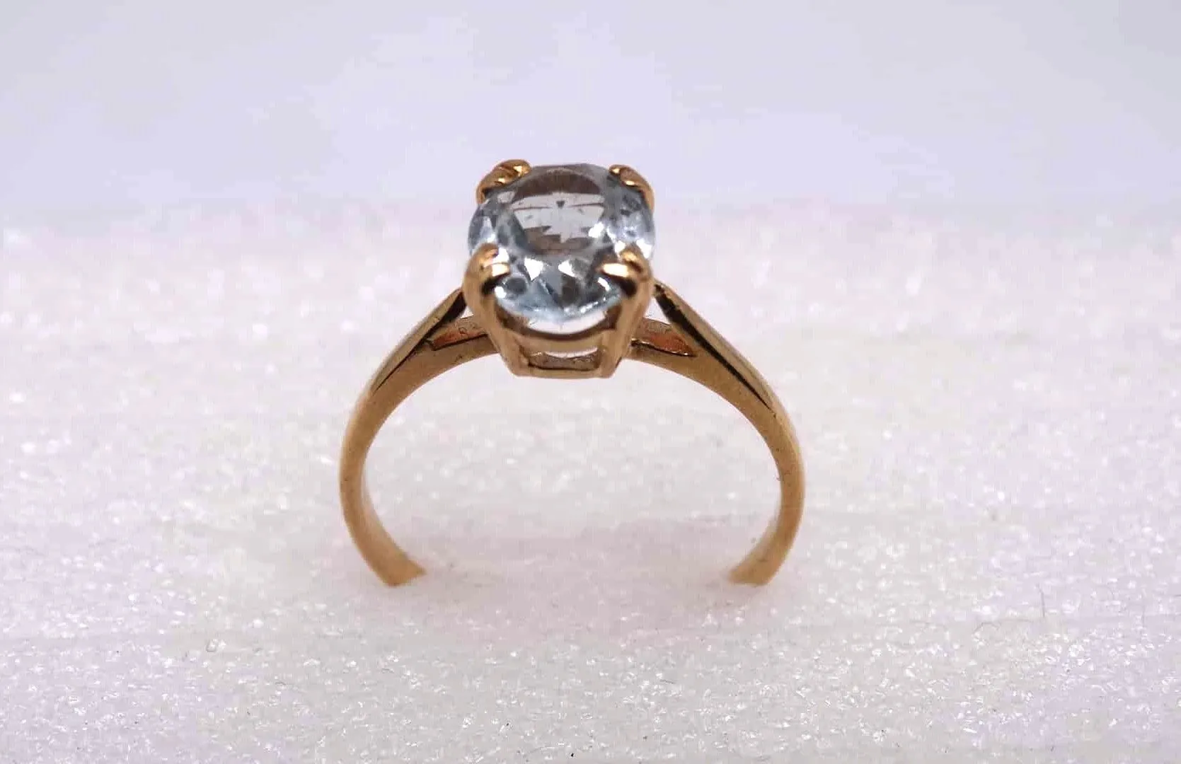 Bague or et Aigue Marine sold by 58 Facettes product image thumbnail 3