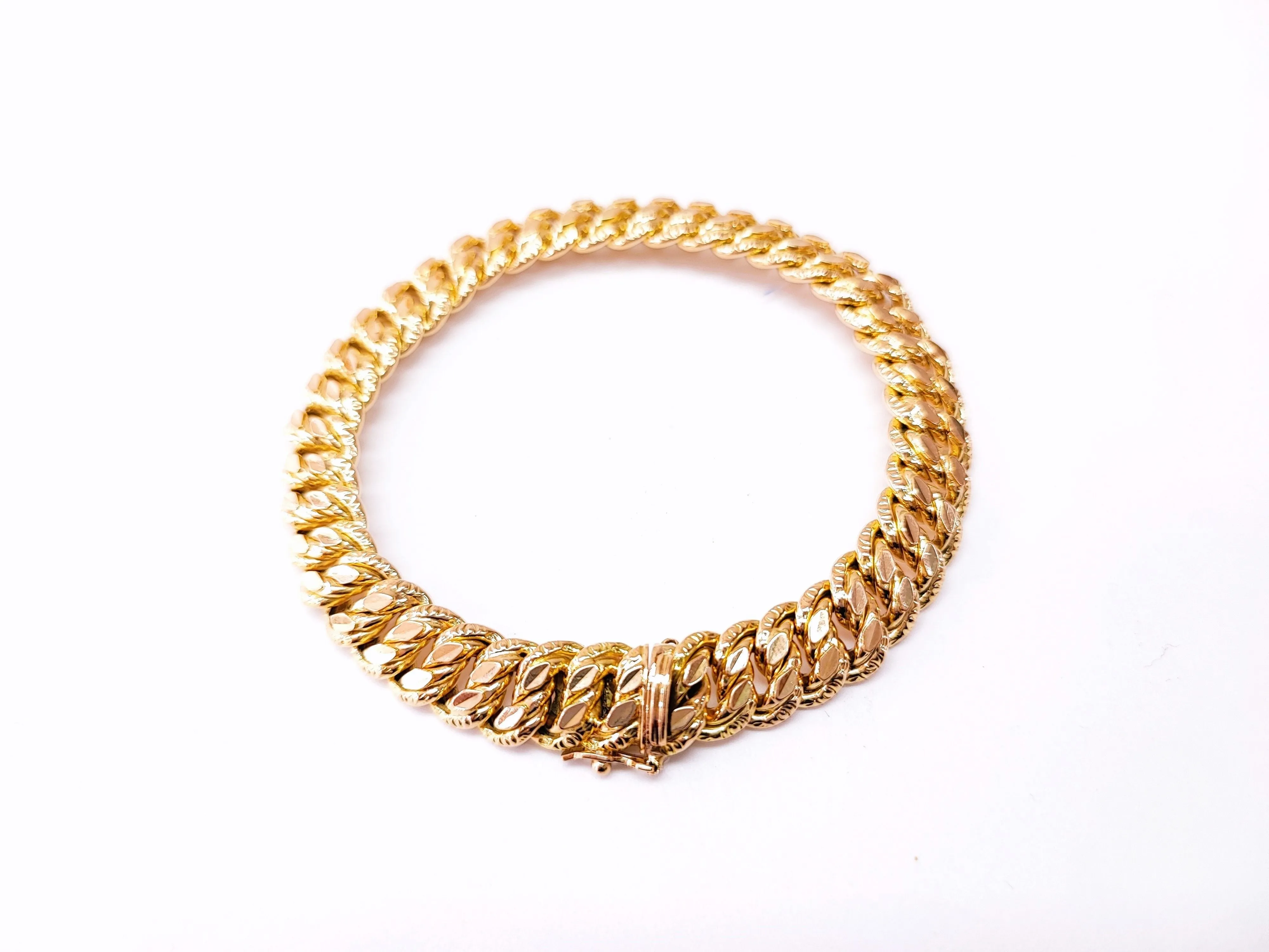 Bracelet maille américaine sold by 58 Facettes