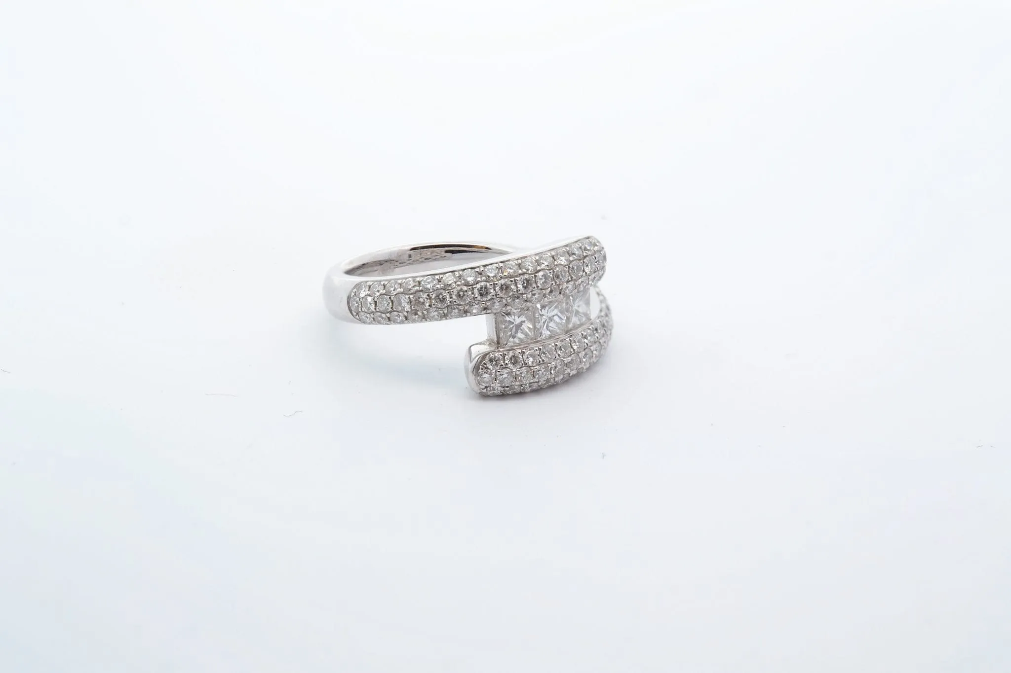 Bague Or blanc Diamants sold by 58 Facettes product image thumbnail 3