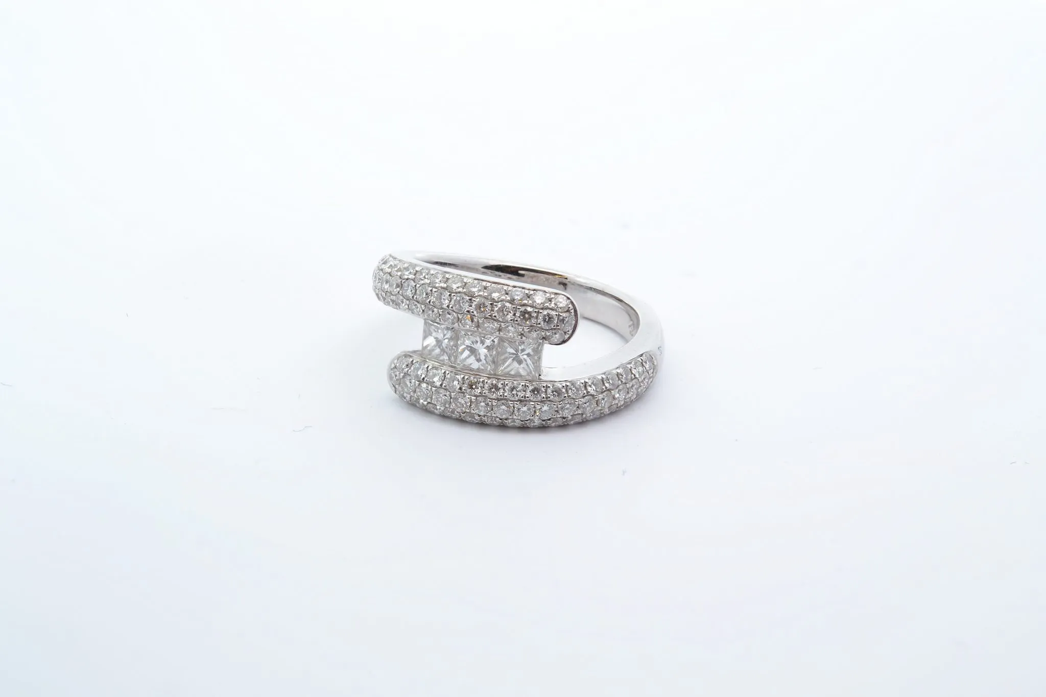 Bague Or blanc Diamants sold by 58 Facettes product image thumbnail 5