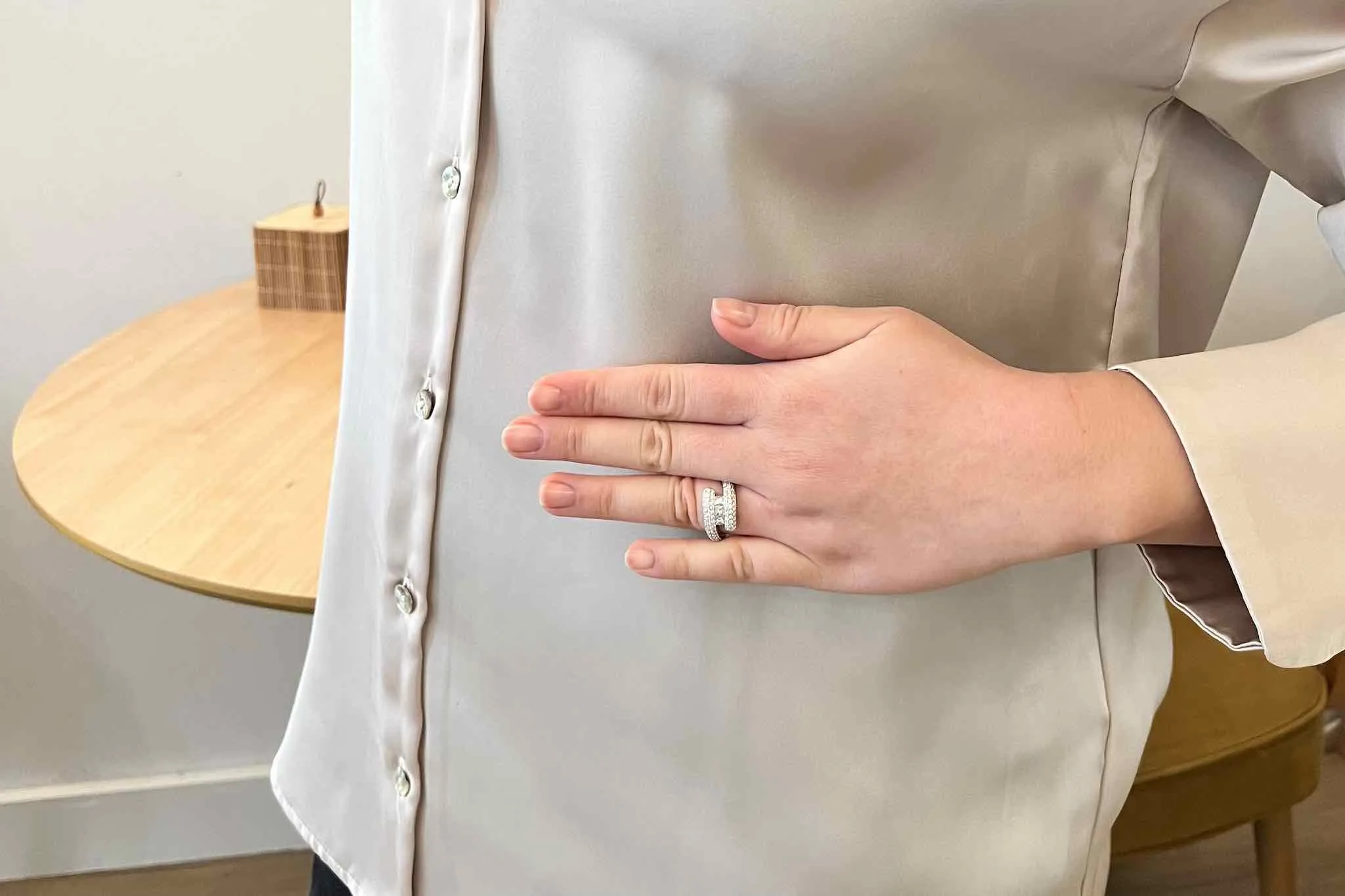 Bague Or blanc Diamants sold by 58 Facettes product image thumbnail 2