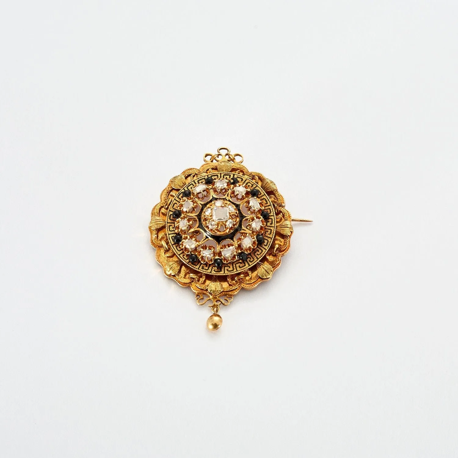 Broche Vintage or et diamants sold by 58 Facettes product image thumbnail 3