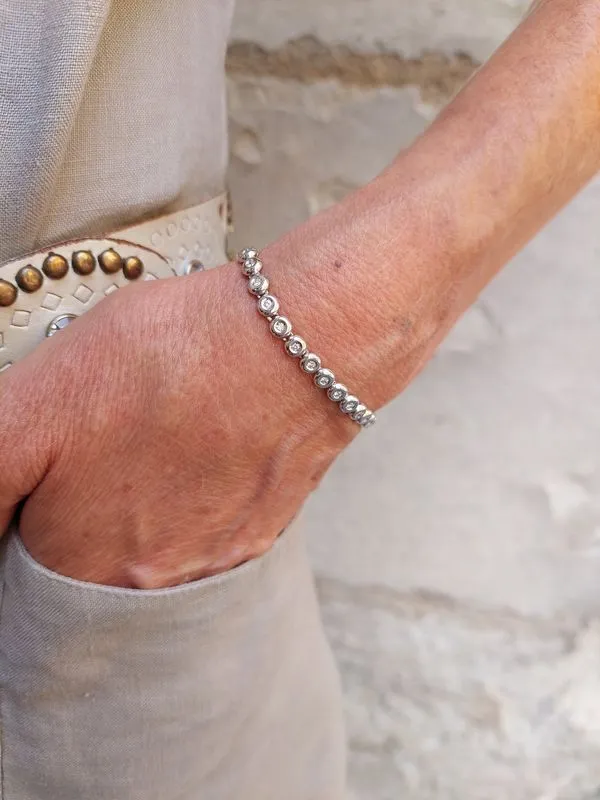 Bracelet ligne diamants sold by 58 Facettes product image thumbnail 3