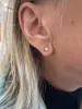 Boucles d'oreilles 0.50ct diamants or gris sold by 58 Facettes