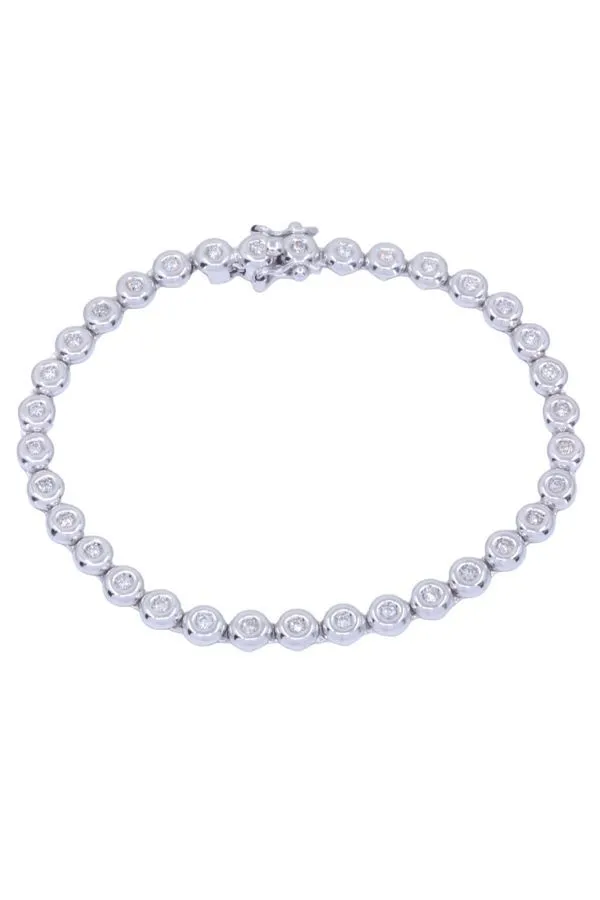 Bracelet ligne diamants sold by 58 Facettes product image thumbnail 2
