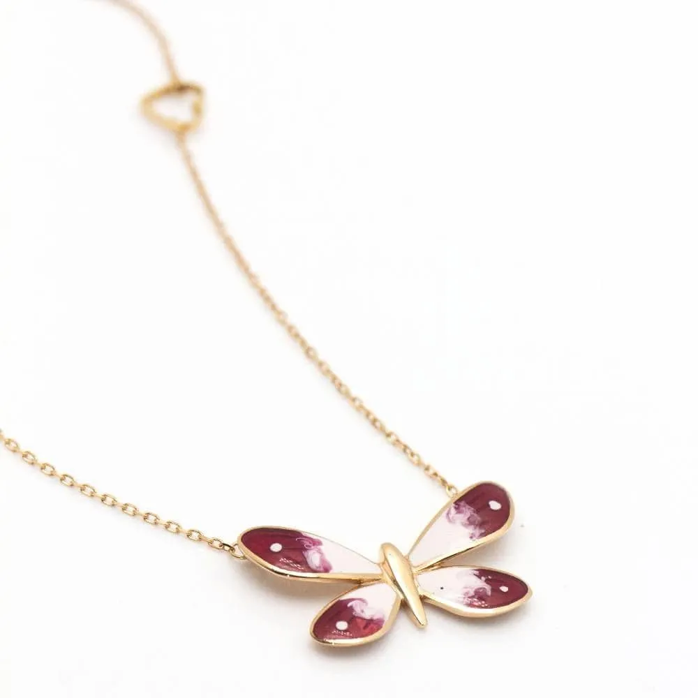 GUCCI - Collier Papillon Émail Or Jaune sold by 58 Facettes product image thumbnail 5