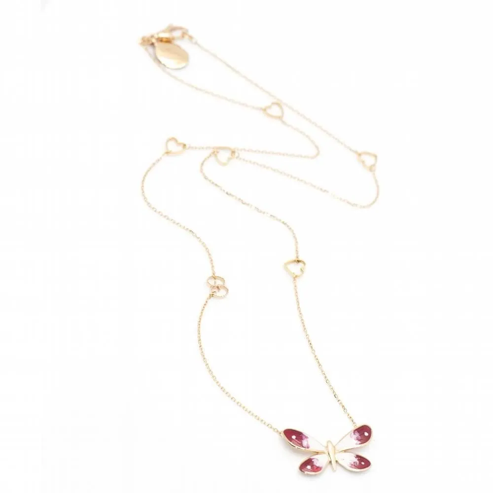 GUCCI - Collier Papillon Émail Or Jaune sold by 58 Facettes product image thumbnail 3