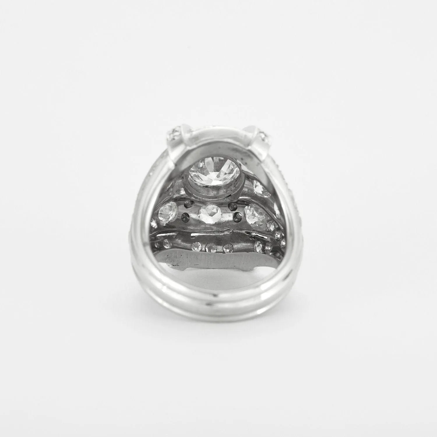 Bague style Art Déco Diamant 1.55ct sold by 58 Facettes product image thumbnail 3