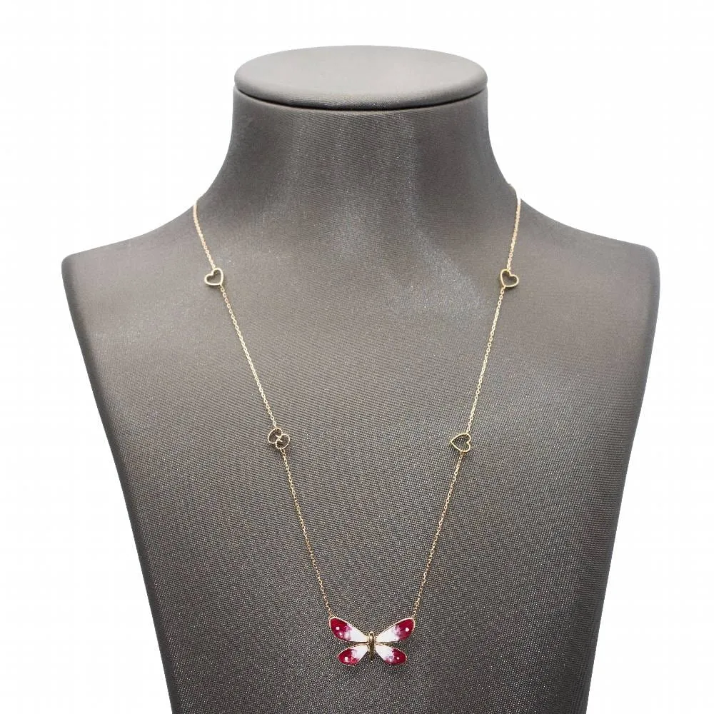 GUCCI - Collier Papillon Émail Or Jaune sold by 58 Facettes product image thumbnail 2