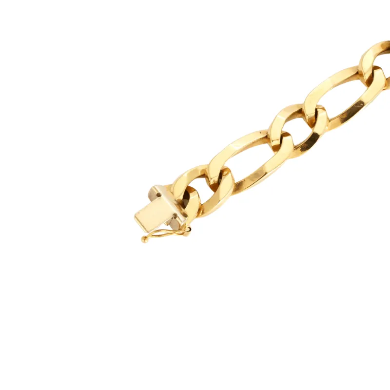 Bracelet Or Jaune Gourmette Souple sold by 58 Facettes