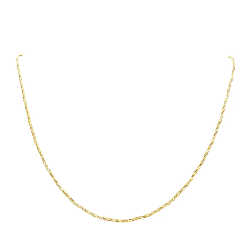 Collier Maille torsade Or jaune sold by 58 Facettes