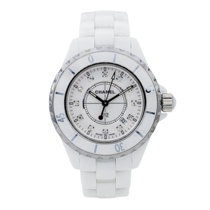 Chanel Montre J12 Céramique Diamant made by 58 Facettes