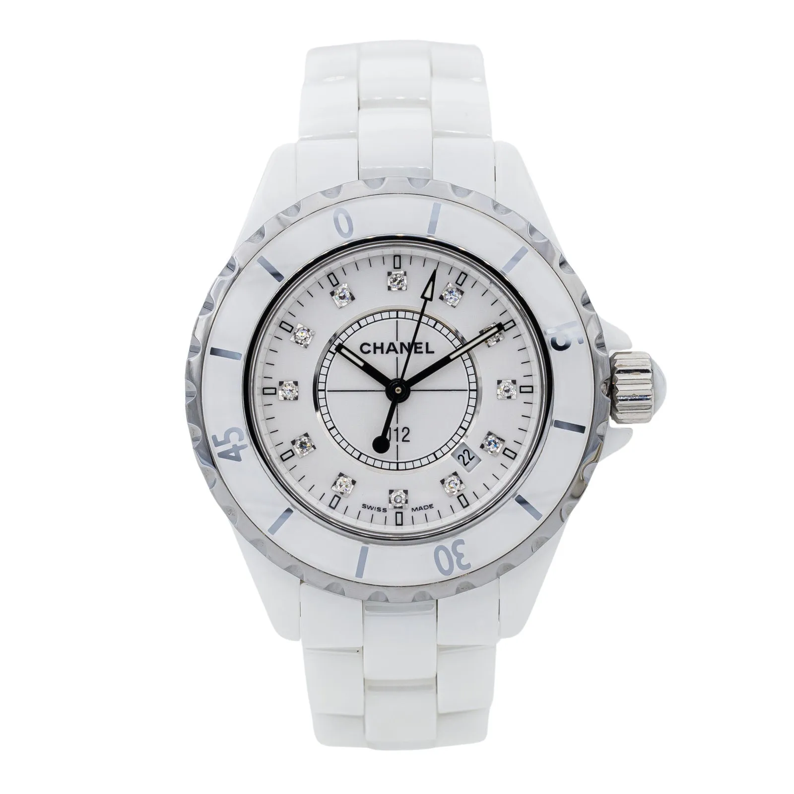 Chanel Montre J12 Céramique Diamant sold by 58 Facettes