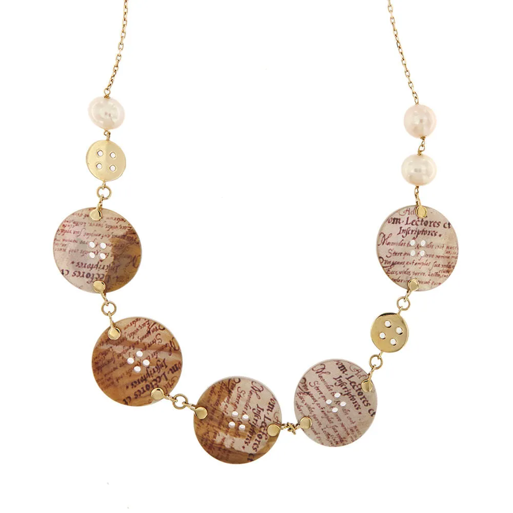 Collier boutons et perles sold by 58 Facettes