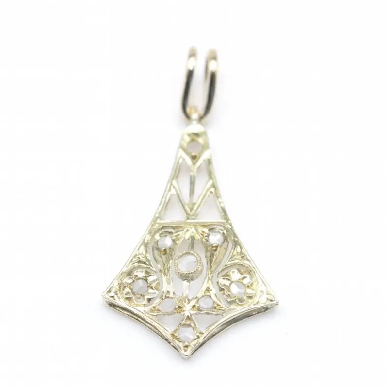 Pendentif 1900 en or jaune et diamants sold by 58 Facettes