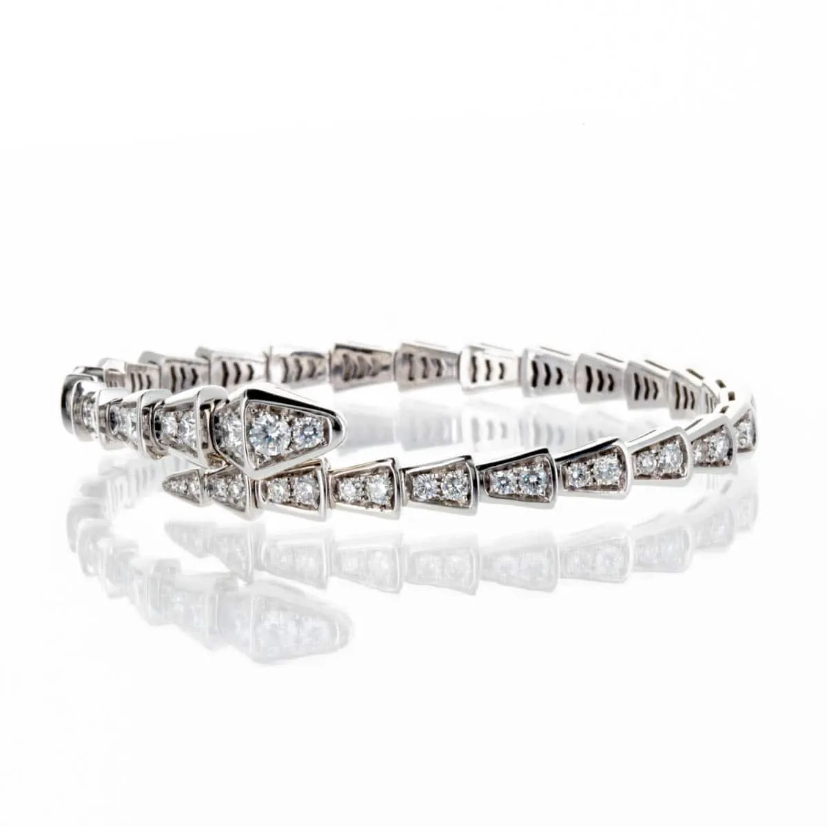 BULGARI - Bracelet Serpenti Viper Diamants sold by 58 Facettes product image thumbnail 5