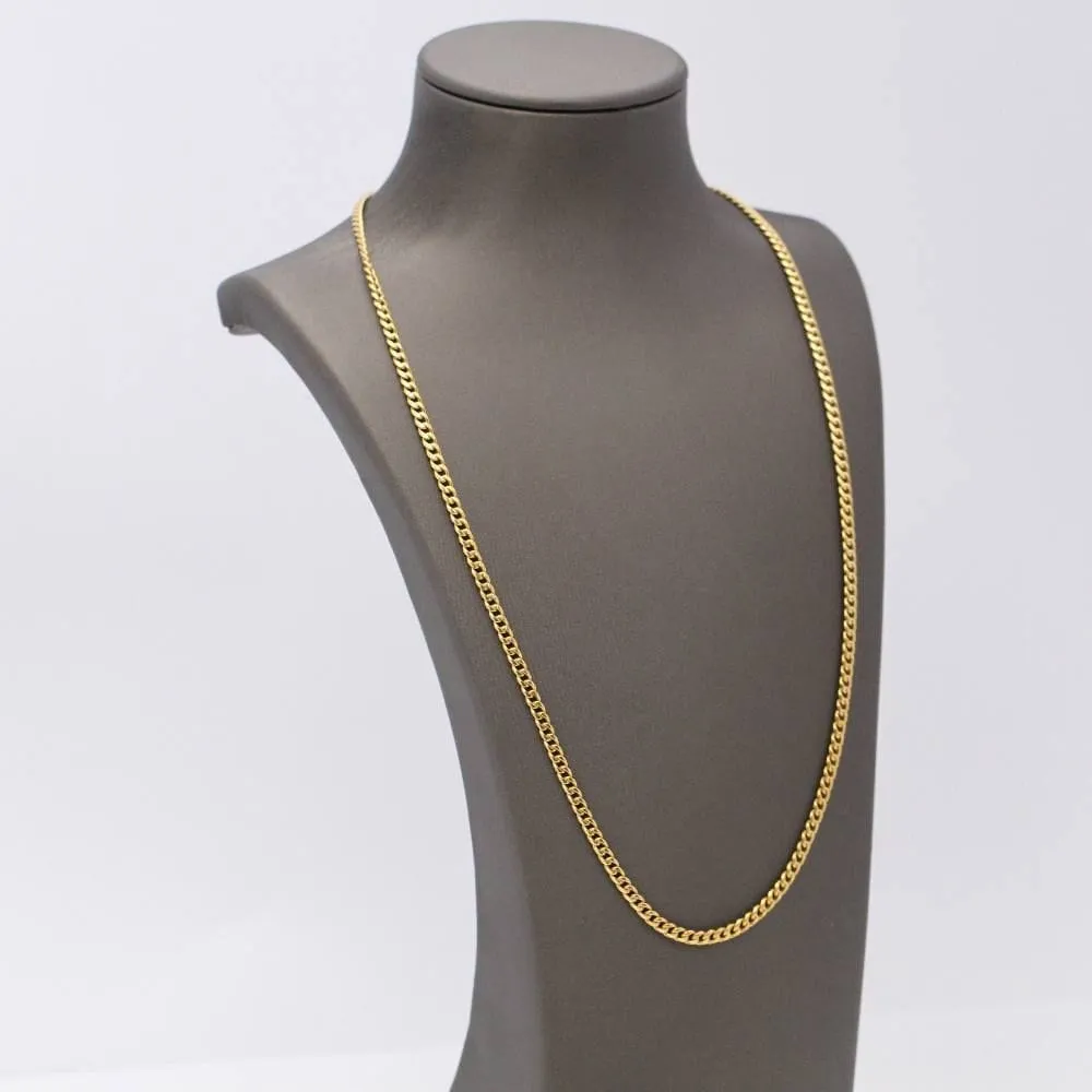 Chaîne gourmette en or jaune massif sold by 58 Facettes product image thumbnail 2