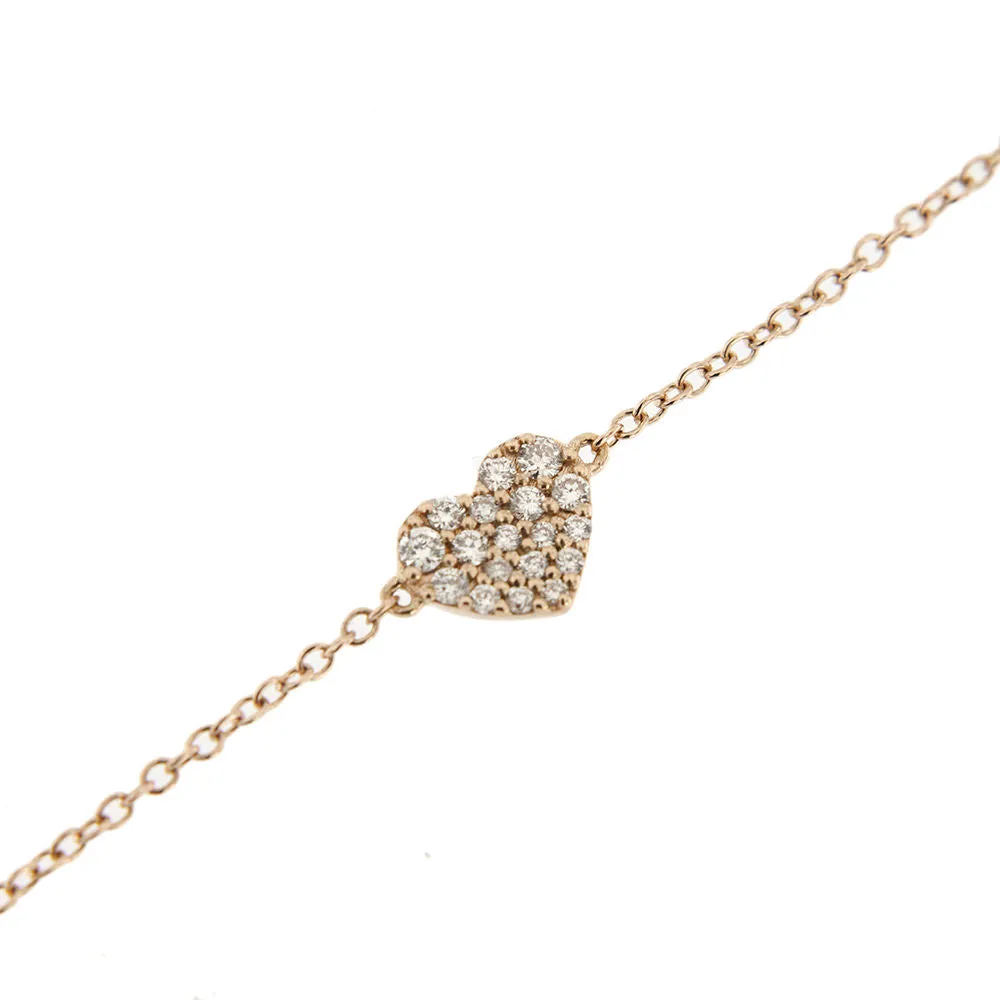 Bracelet coeur diamants sold by 58 Facettes product image thumbnail 3