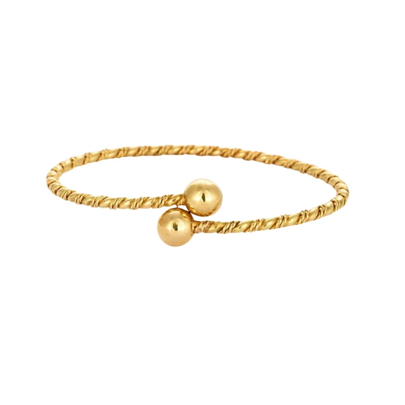 Bracelet jonc or jaune sold by 58 Facettes