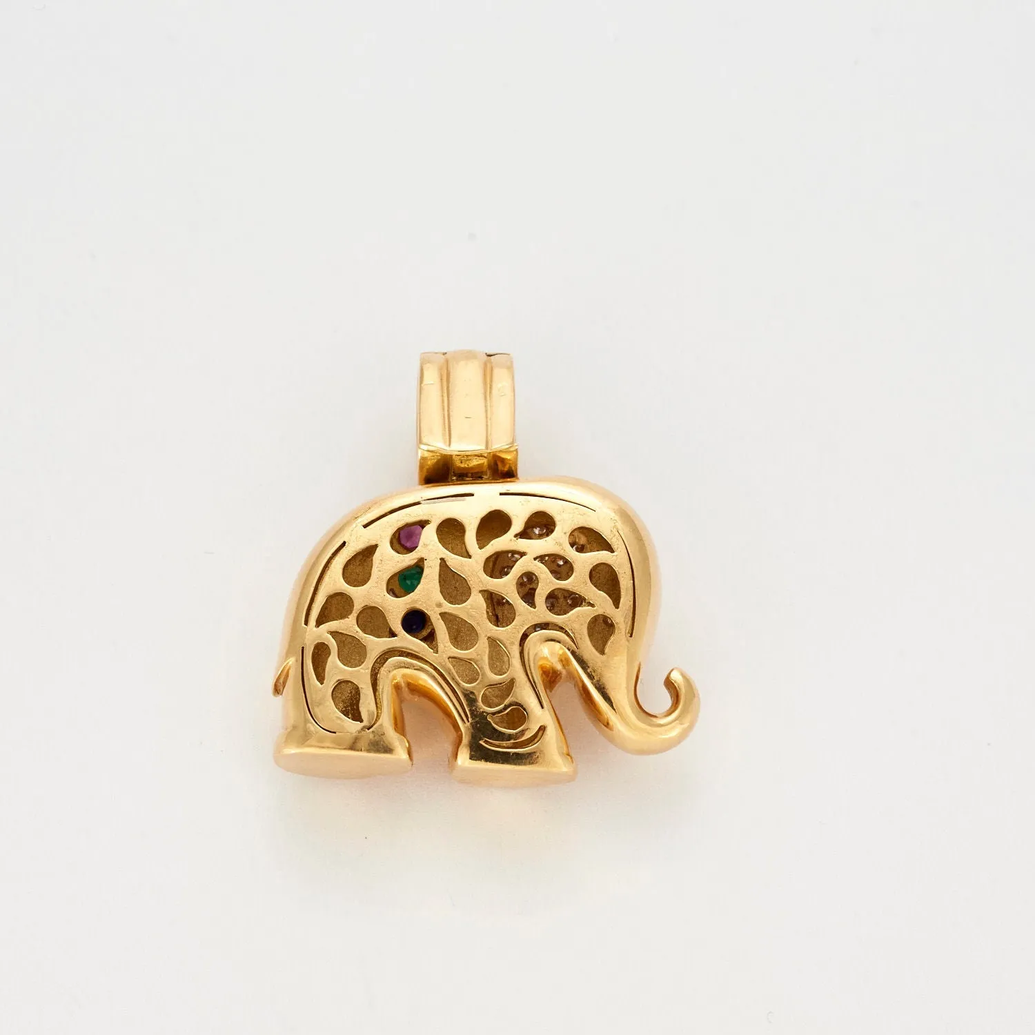 Pendentif éléphant précieux sold by 58 Facettes product image thumbnail 4