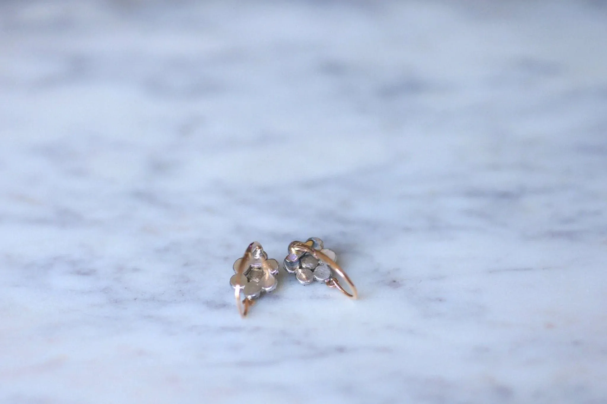 Boucles d'oreilles or argent diamants sold by 58 Facettes product image thumbnail 5