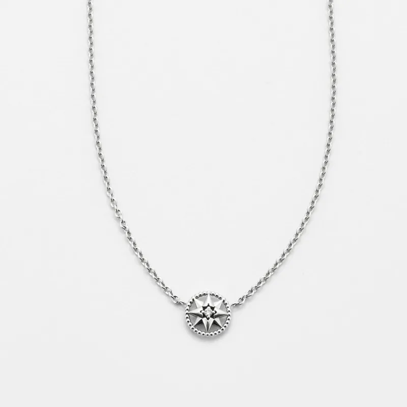 Dior Collier Rose des Vents collier or gris et diamant sold by 58 Facettes