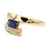 Bague Or jaune Saphir sold by 58 Facettes