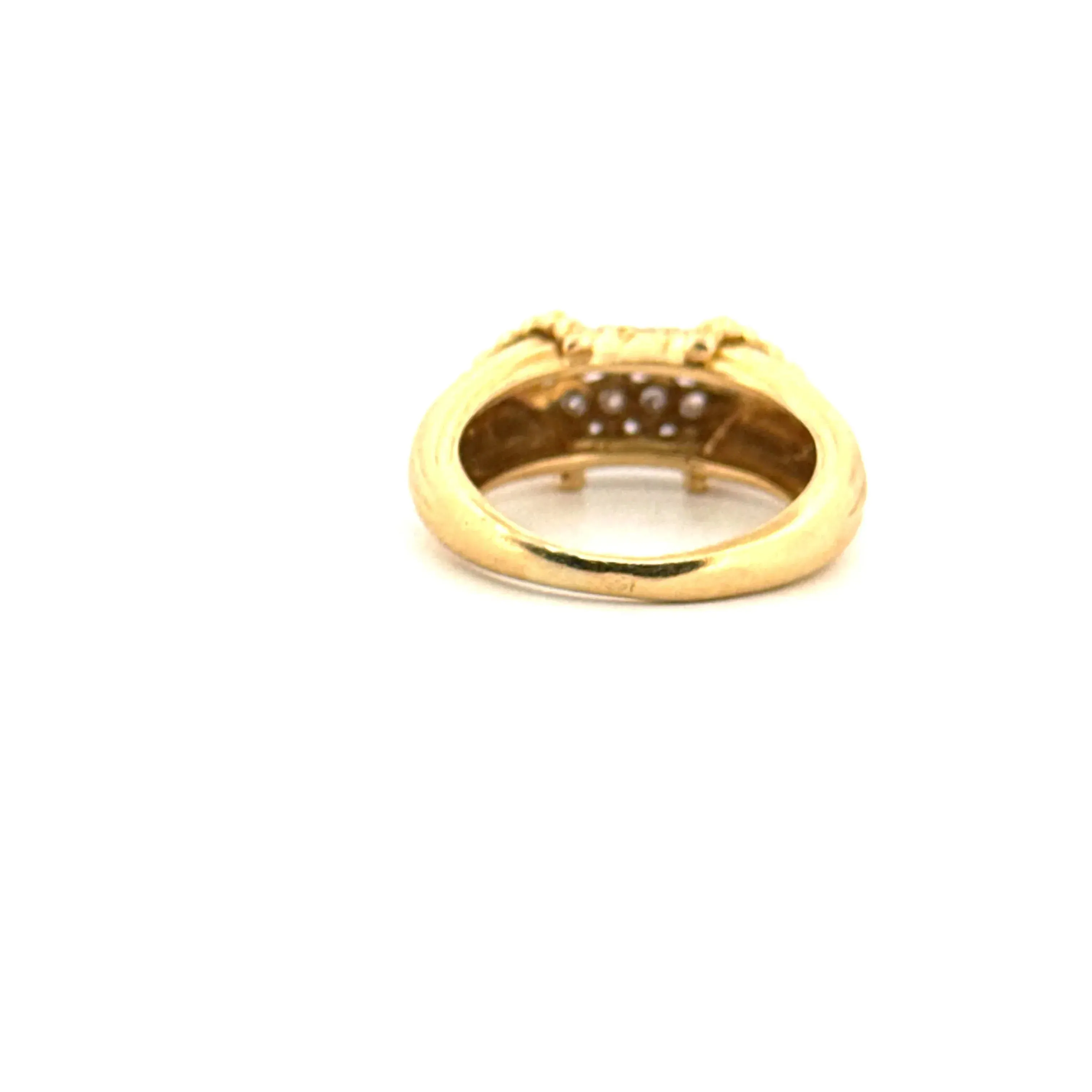 Bague Jonc Or Jaune Diamants sold by 58 Facettes product image thumbnail 5