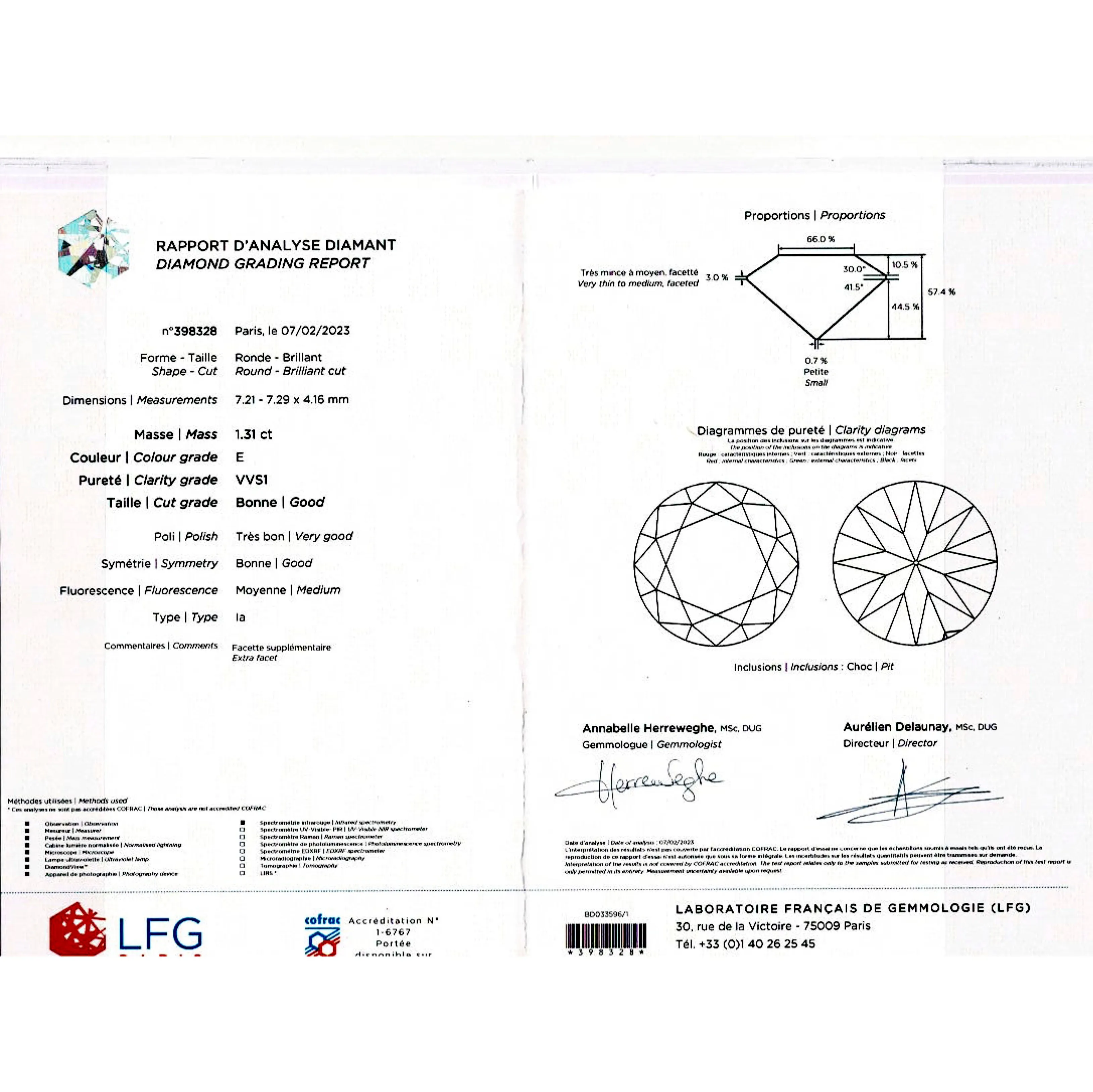 Bague solitaire or jaune diamant. sold by 58 Facettes product image thumbnail 4