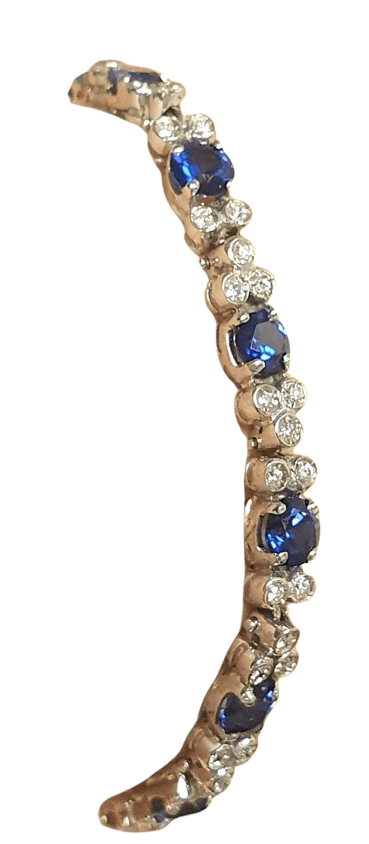 BRACELET SAPHIRS DIAMANTS sold by 58 Facettes