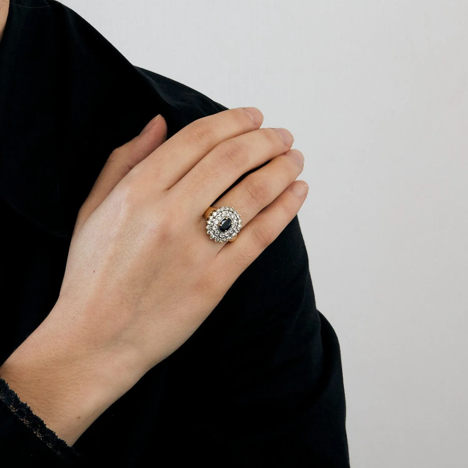 Bague Saphir et Diamants sold by 58 Facettes product image thumbnail 2