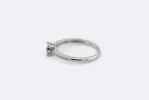 Bague en or blanc avec saphir et diamants sold by 58 Facettes