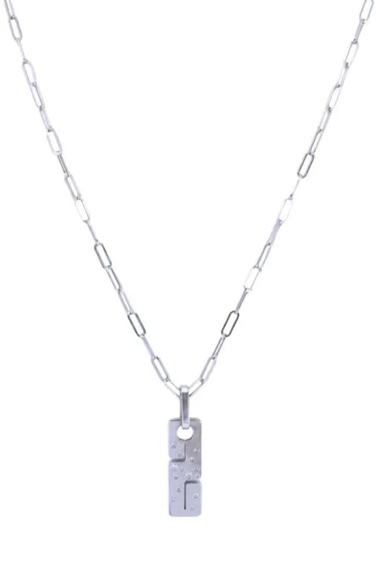 DINH VAN - COLLIER "SEVENTIES" OR BLANC sold by 58 Facettes