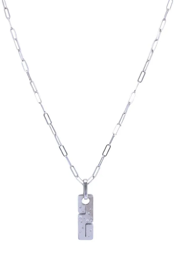 DINH VAN - COLLIER "SEVENTIES" OR BLANC sold by 58 Facettes