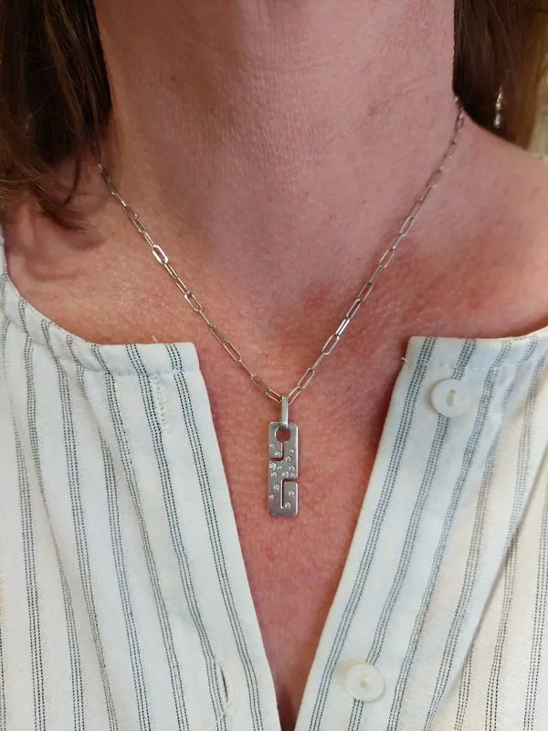 DINH VAN - COLLIER "SEVENTIES" OR BLANC sold by 58 Facettes product image thumbnail 2