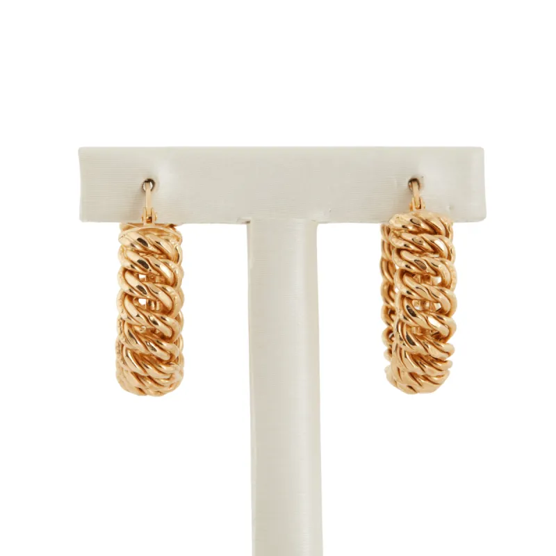 Créoles maille américaine Or jaune sold by 58 Facettes