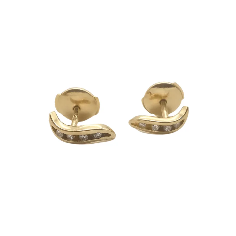 Boucles d'oreilles en or jaune et diamants sold by 58 Facettes