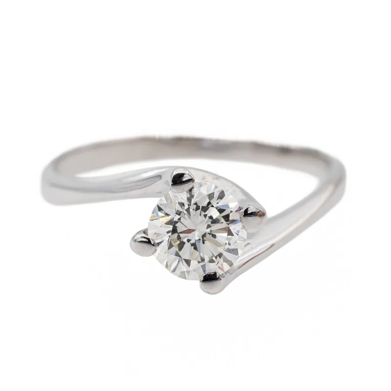 Bague Solitaire Or blanc Diamant sold by 58 Facettes