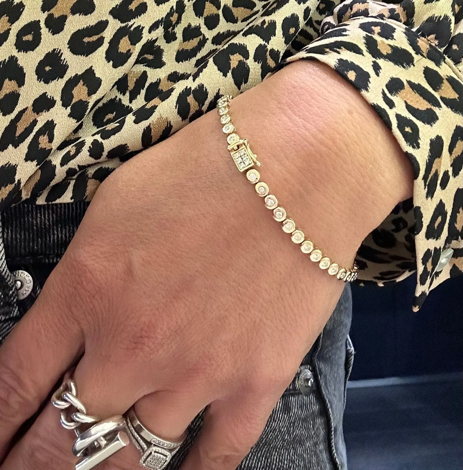 Bracelet Rivière de Diamants sold by 58 Facettes product image thumbnail 2