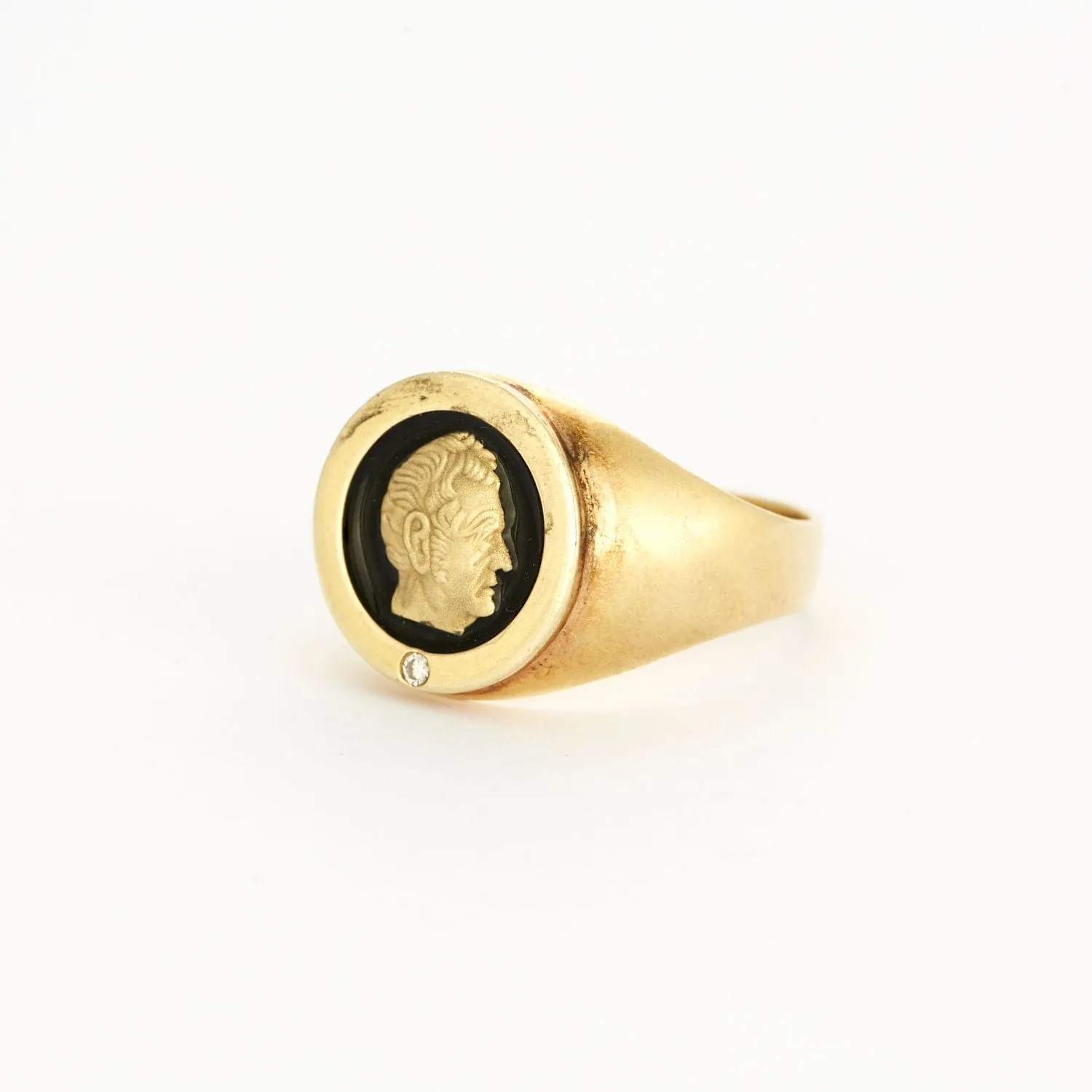 Chevalière Or Email Noir sold by 58 Facettes product image thumbnail 2