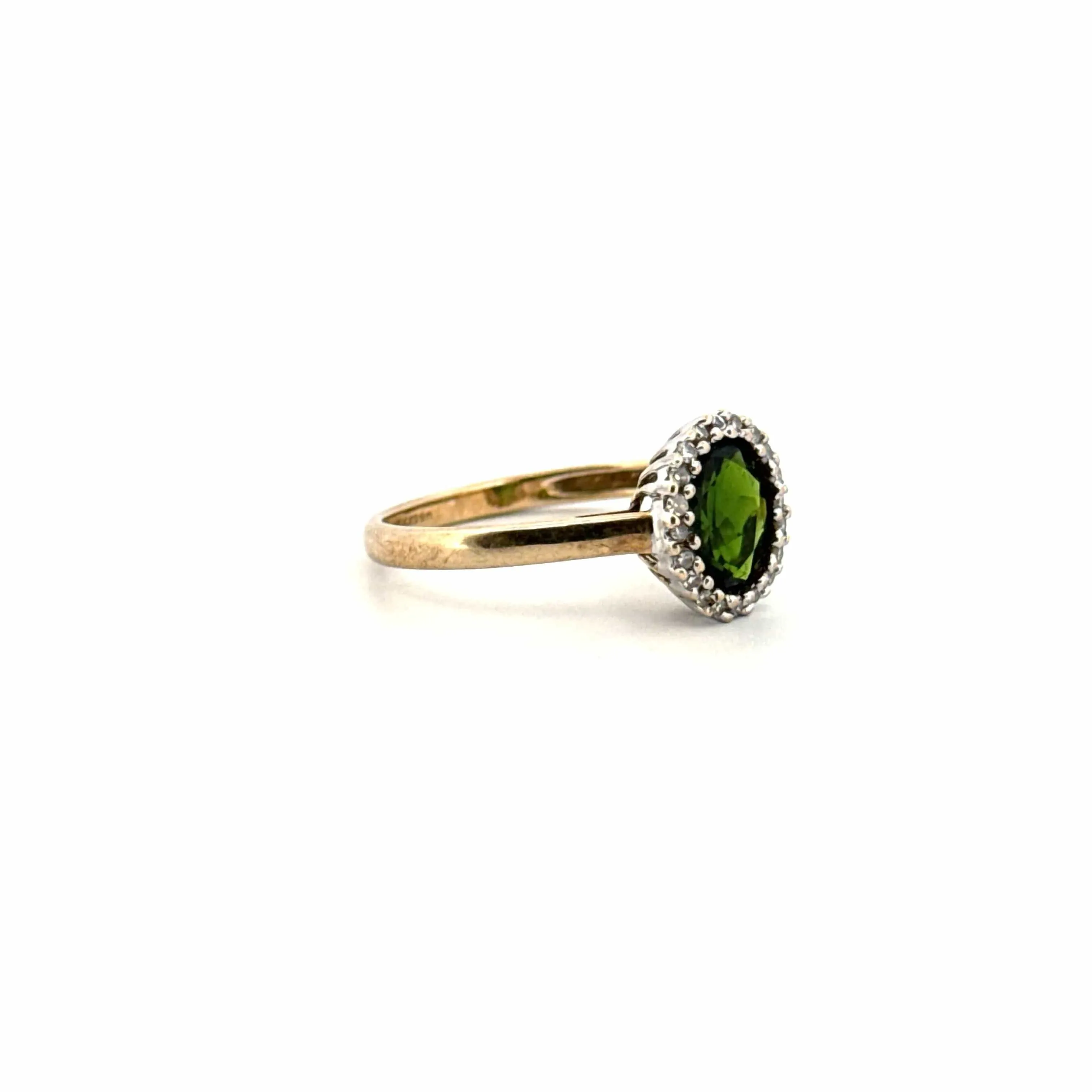 Bague Or Jaune 18k Tourmaline & Diamants sold by 58 Facettes product image thumbnail 4