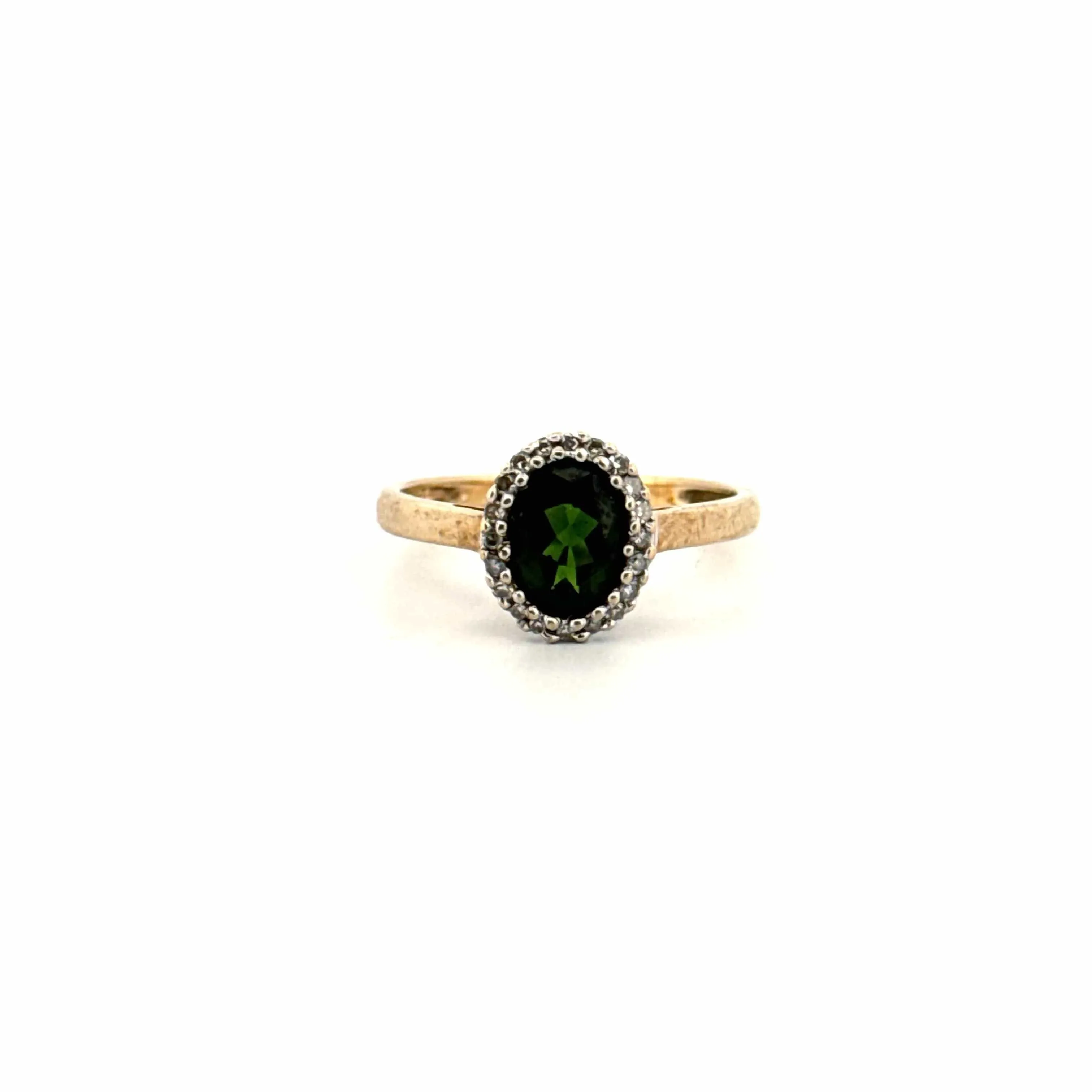 Bague Or Jaune 18k Tourmaline & Diamants sold by 58 Facettes