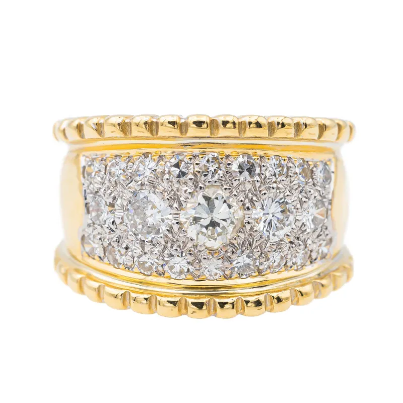 Bague Or jaune Diamant sold by 58 Facettes