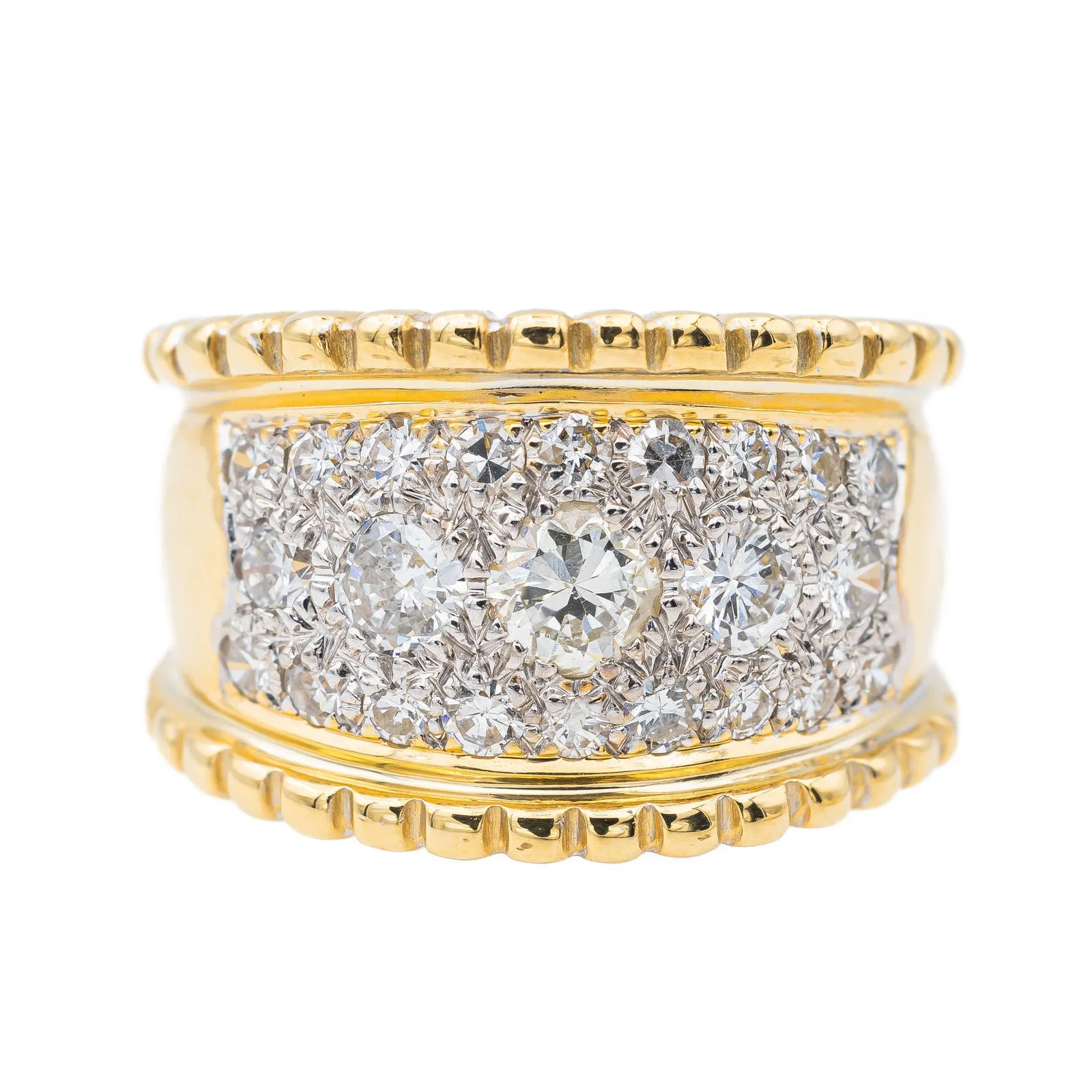 Bague Or jaune Diamant sold by 58 Facettes